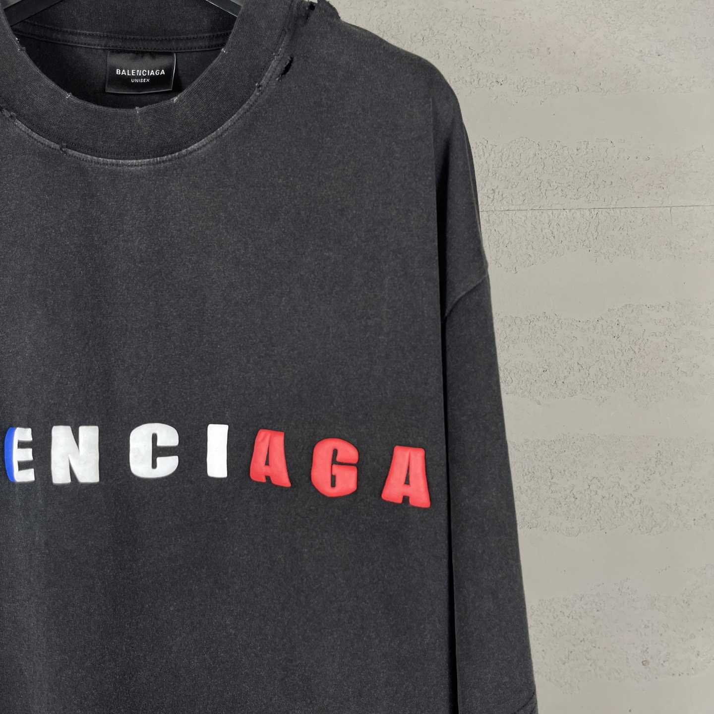 Balenciaga International Short Sleeve Cropped T-Shirt - FashionPlug