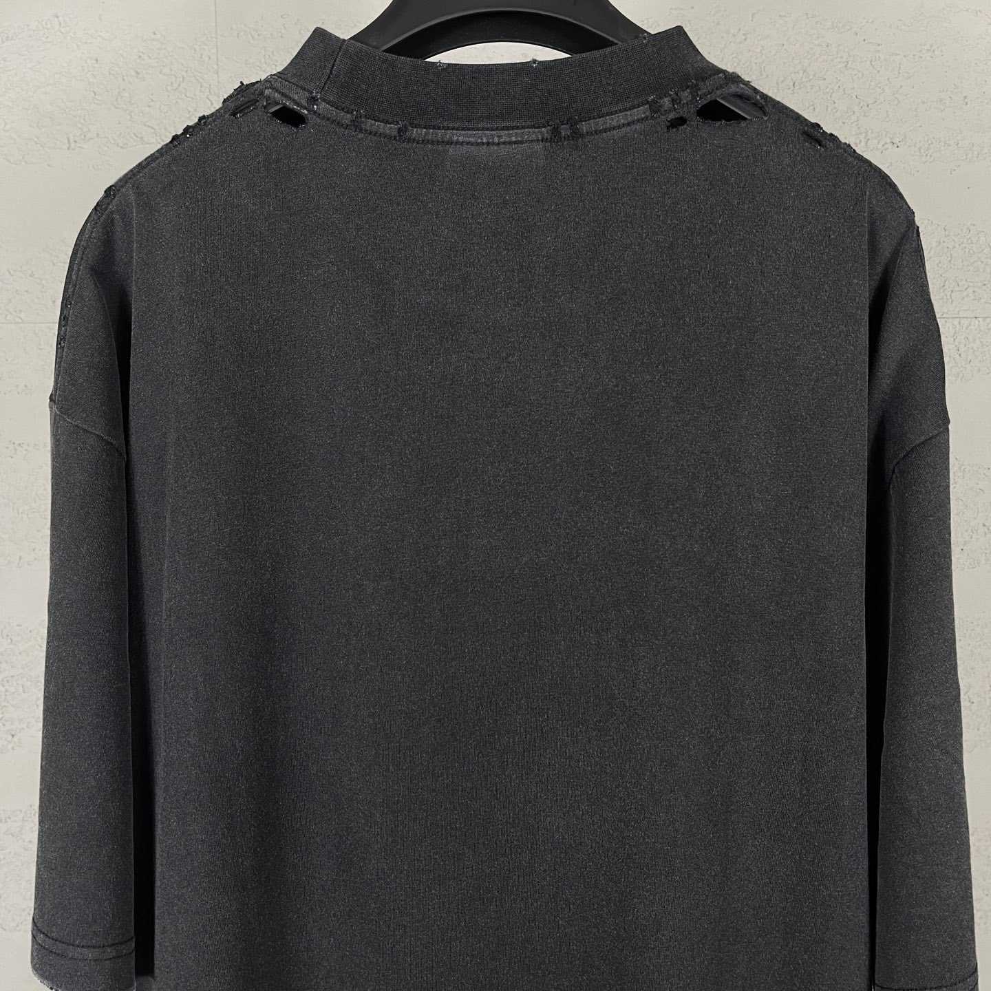 Balenciaga International Short Sleeve Cropped T-Shirt - FashionPlug
