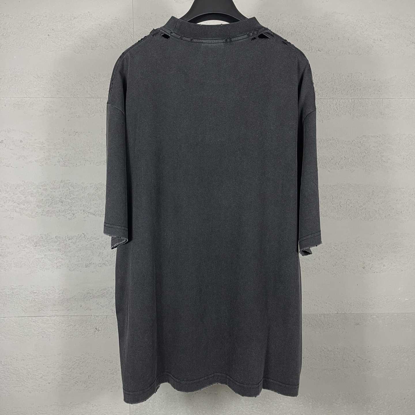 Balenciaga International Short Sleeve Cropped T-Shirt - FashionPlug