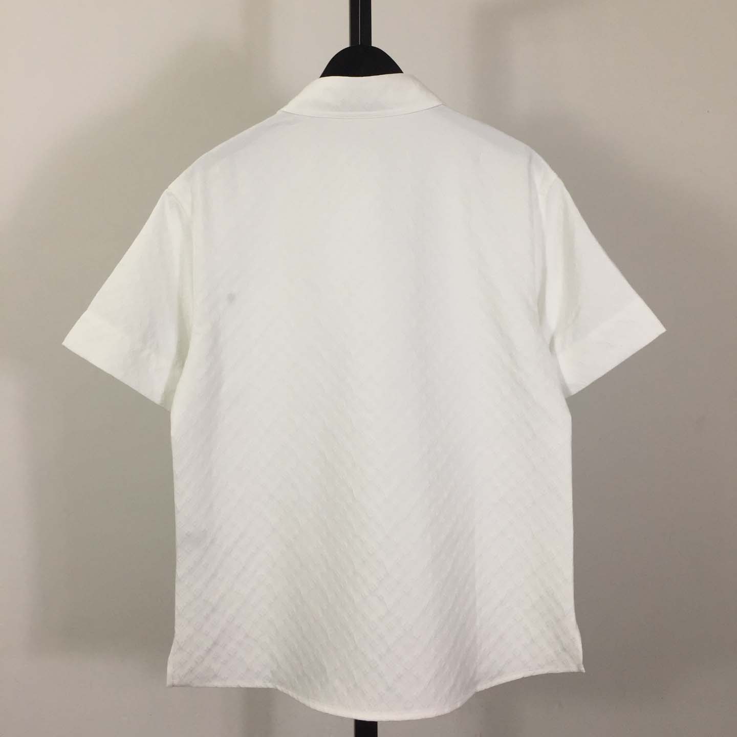 Louis Vuitton Monogram Short-Sleeved Cotton Shirt   - FashionPlug