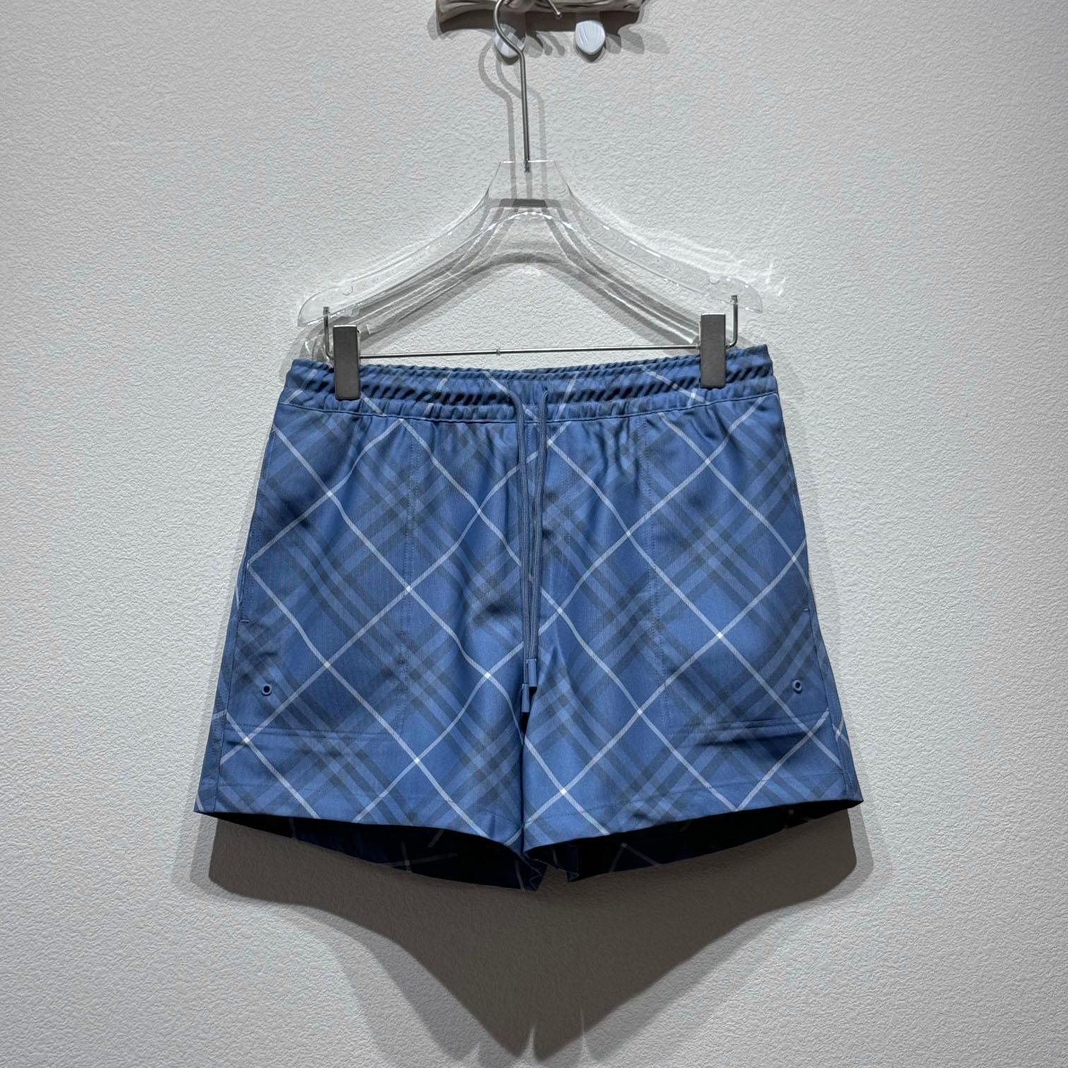 Burberry Check Swim Shorts - FashionPlug