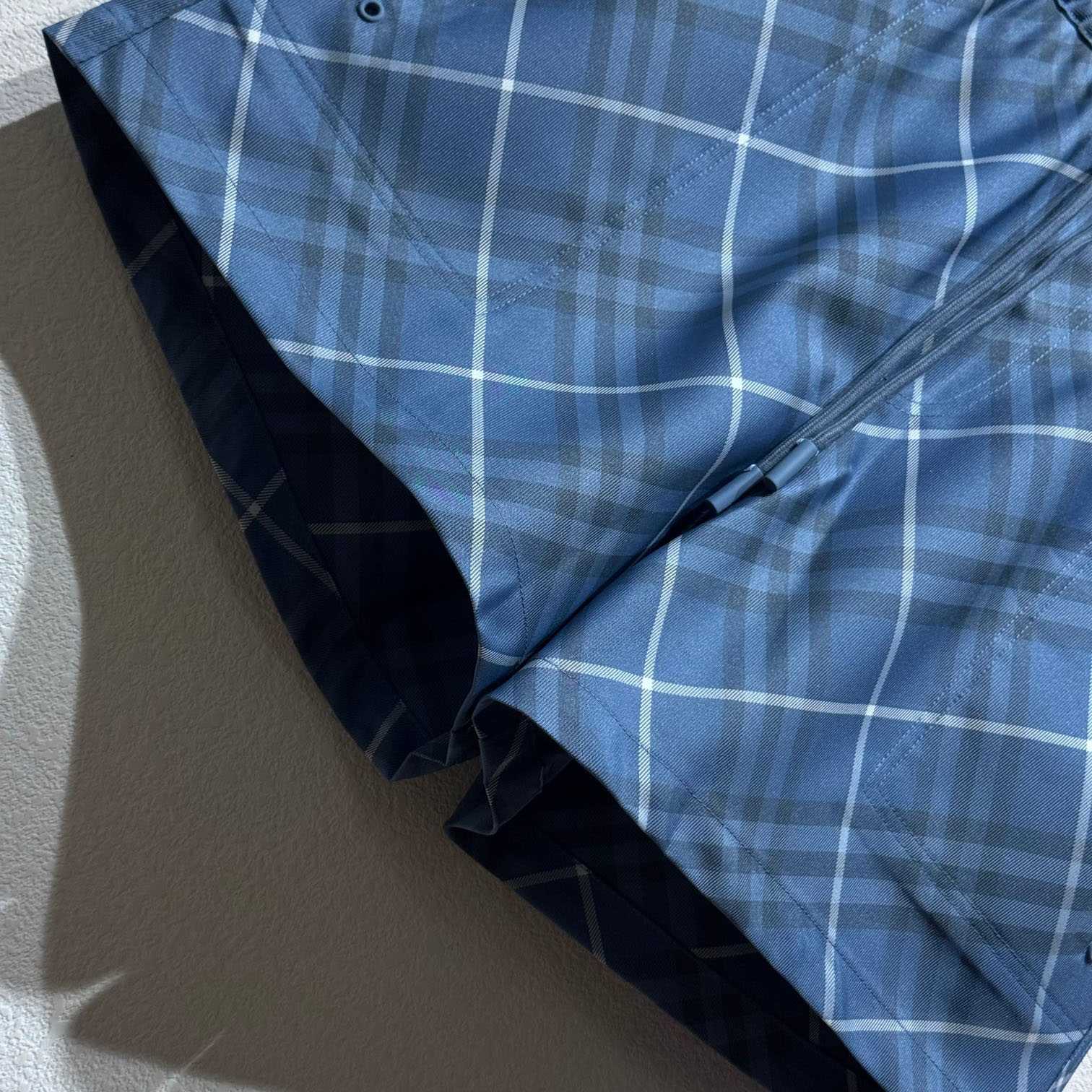 Burberry Check Swim Shorts - FashionPlug