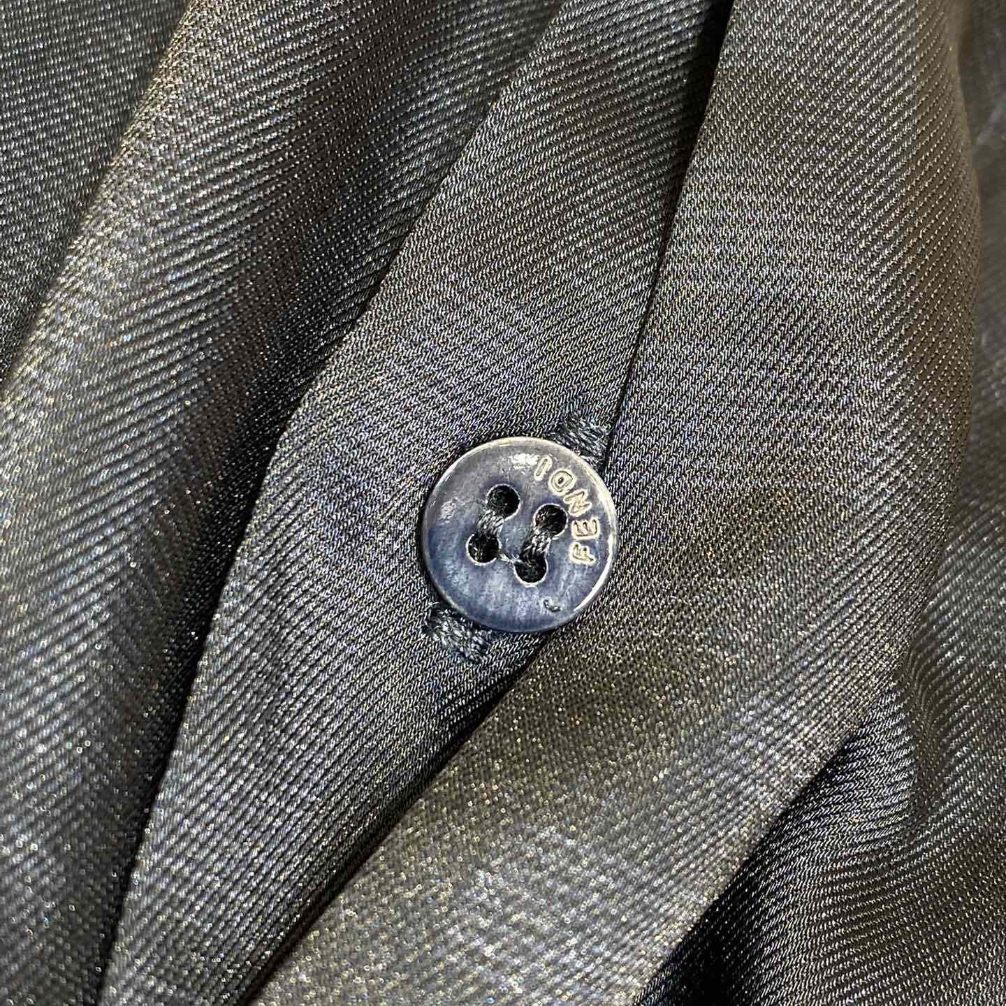 Fendi Allover Logo Printed Buttoned Shirt - FashionPlug