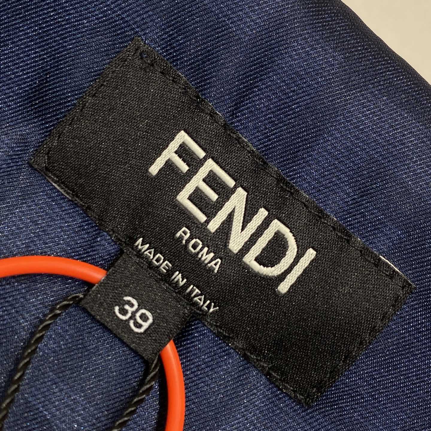 Fendi Allover Logo Printed Buttoned Shirt - FashionPlug