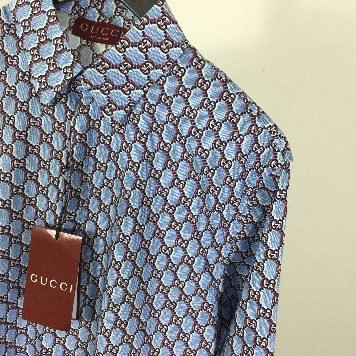 Gucci Printed Cotton Shirt  - FashionPlug