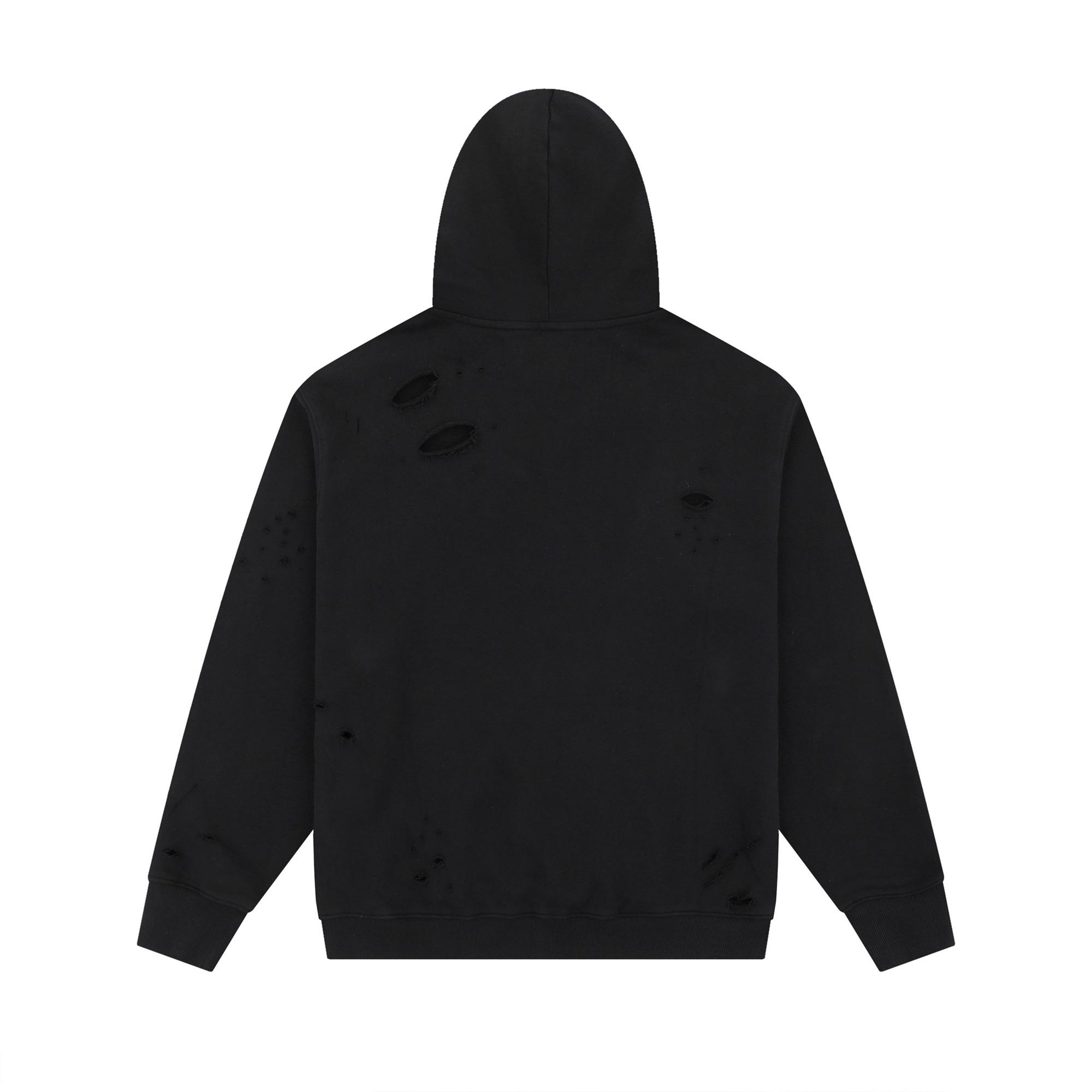 LostShdws OG Logo Hoodie Heather Black - FashionPlug