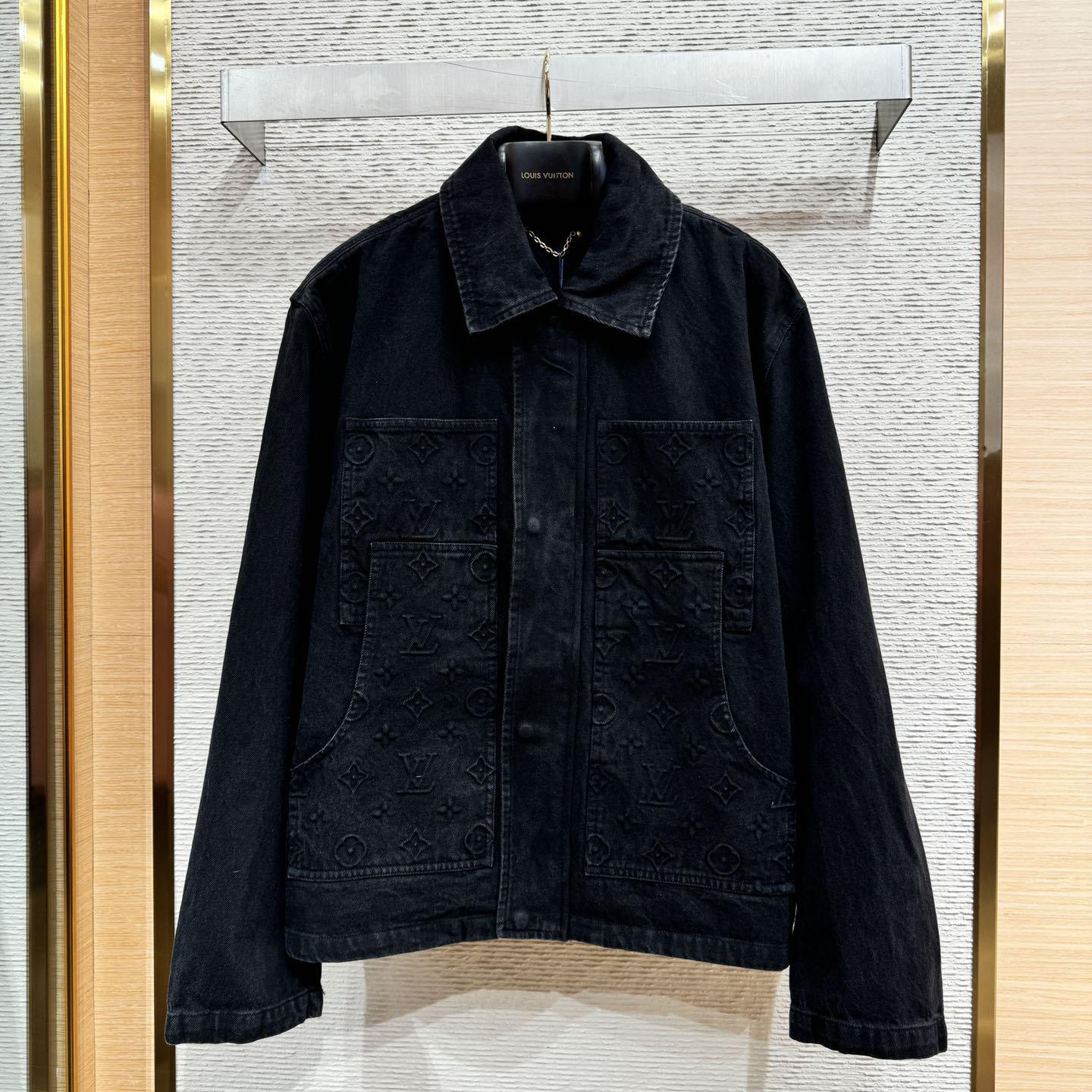 Louis Vuitton Workwear Denim Jacket   1AFVA6 - FashionPlug