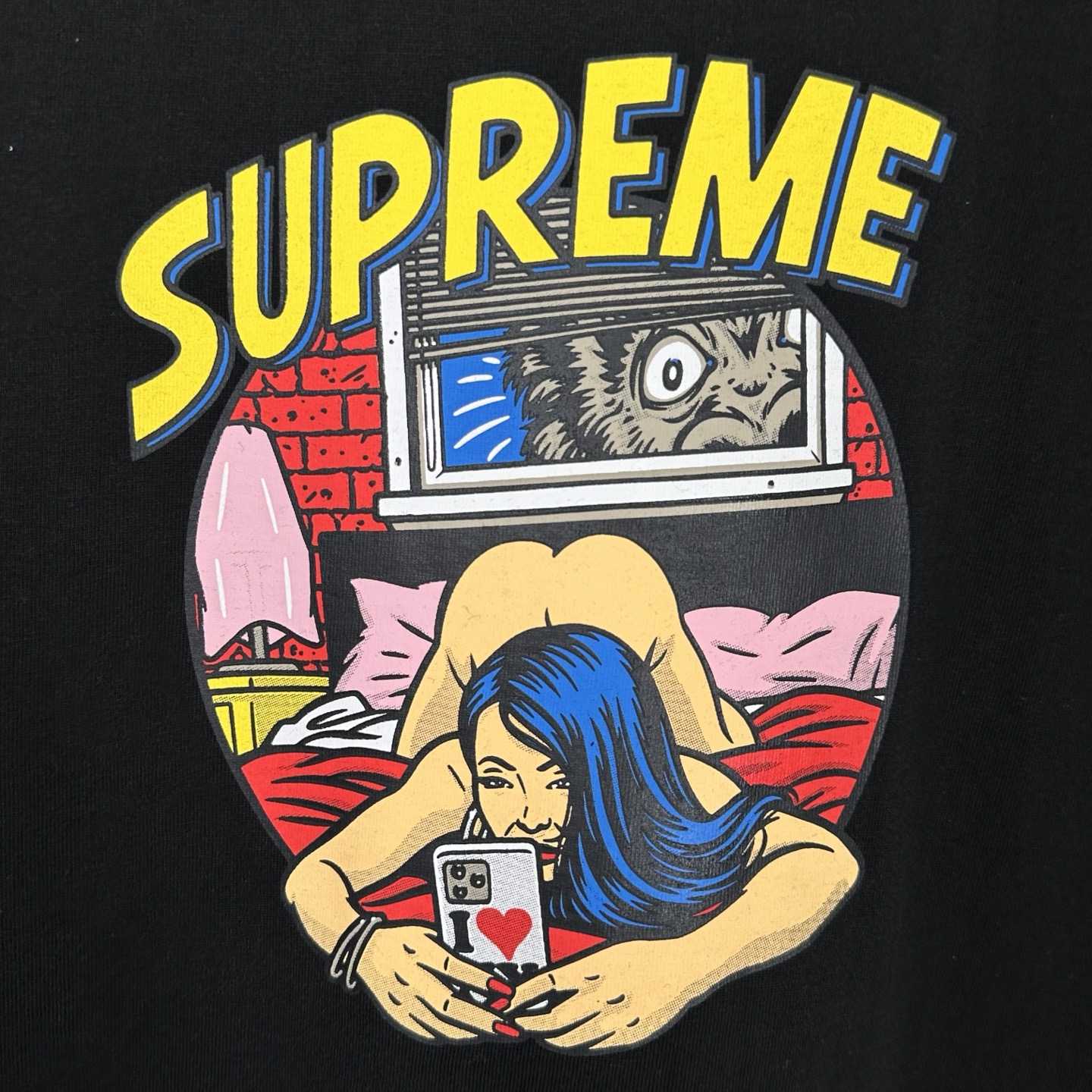 Supreme Bedroom Tee 'Black' - FashionPlug