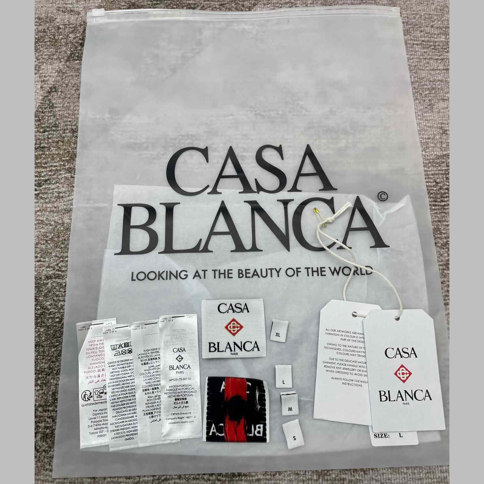 Casablanca La Colonne T-Shirt   C955 - FashionPlug