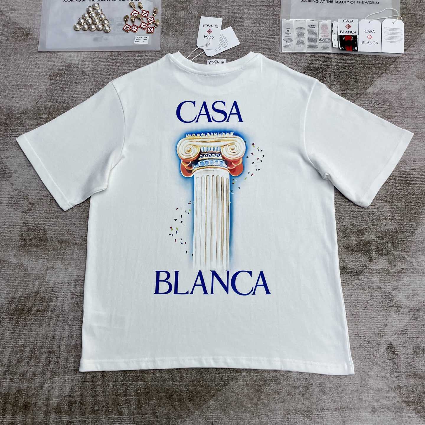Casablanca La Colonne T-Shirt   C955 - FashionPlug