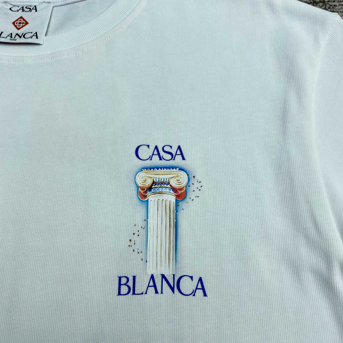 Casablanca La Colonne T-Shirt   C955 - FashionPlug