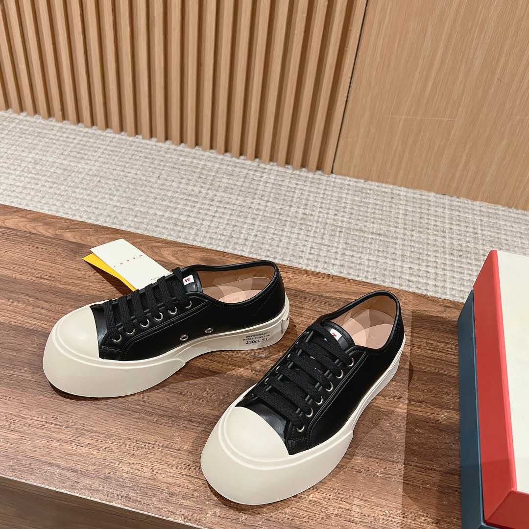 Marni Pablo Leather Sneakers  - FashionPlug