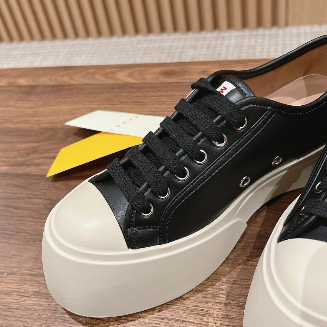 Marni Pablo Leather Sneakers  - FashionPlug