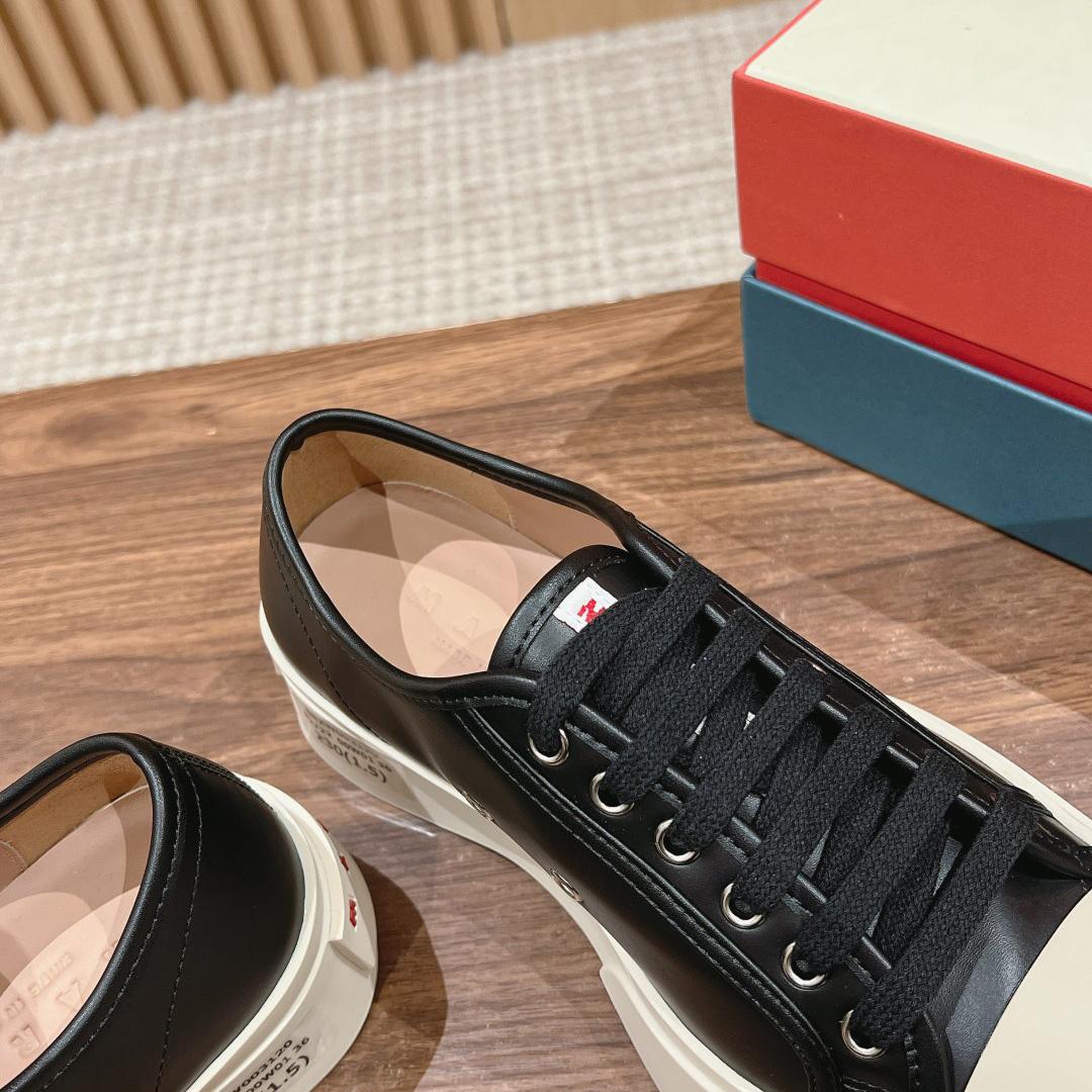 Marni Pablo Leather Sneakers  - FashionPlug