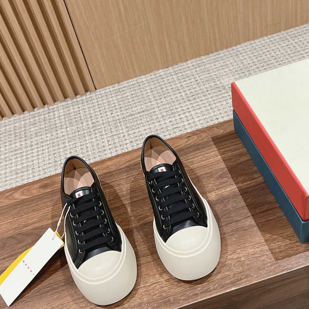 Marni Pablo Leather Sneakers  - FashionPlug