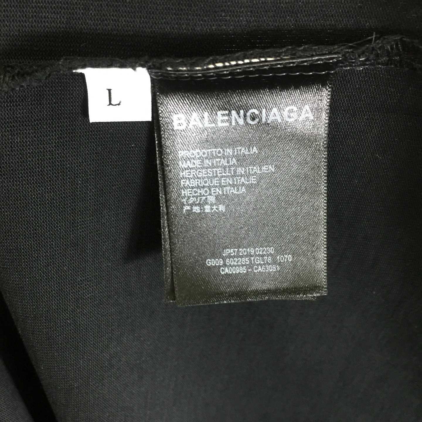 Balenciaga Cotton T-Shirt Medium Fit - FashionPlug