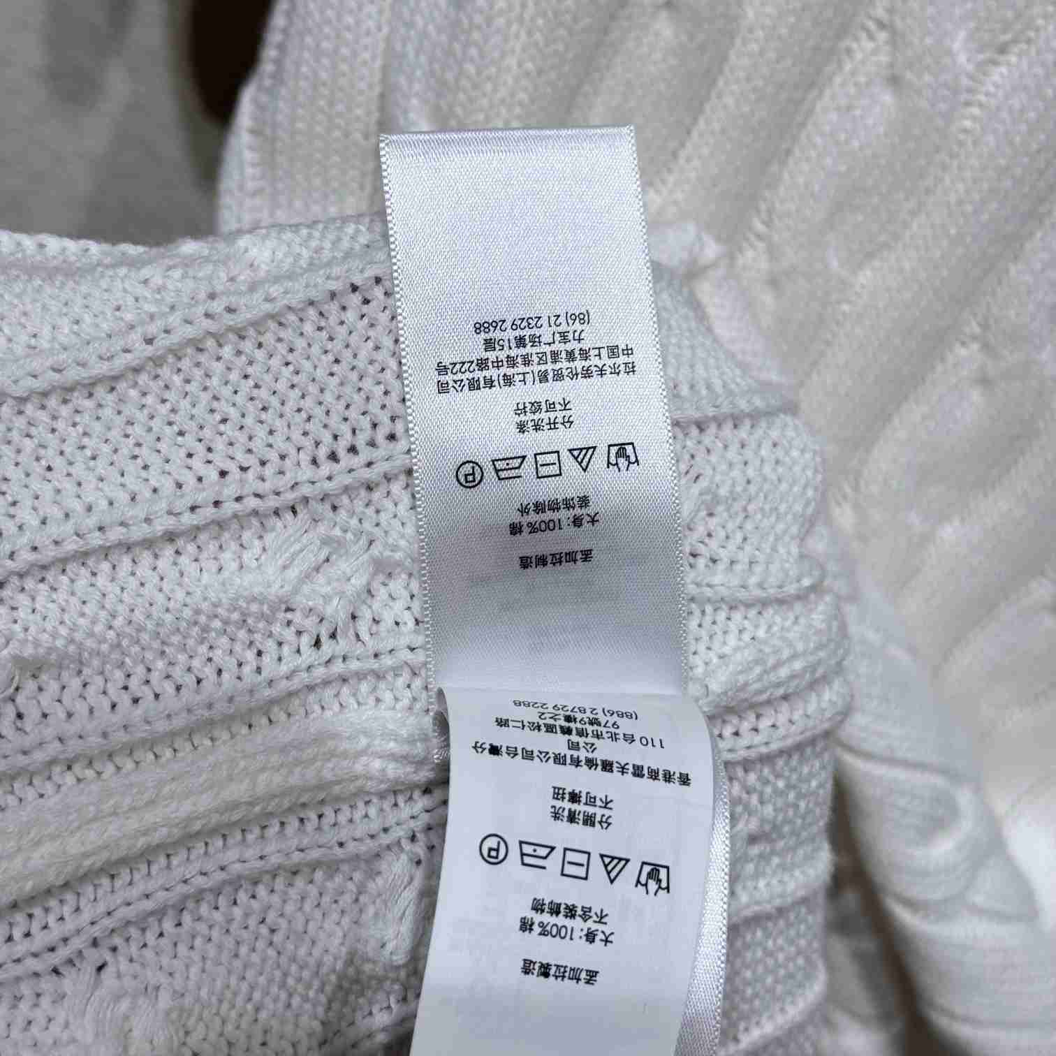 Ralph Lauren Cable-Knit Cotton Polo-Collar Sweater - FashionPlug