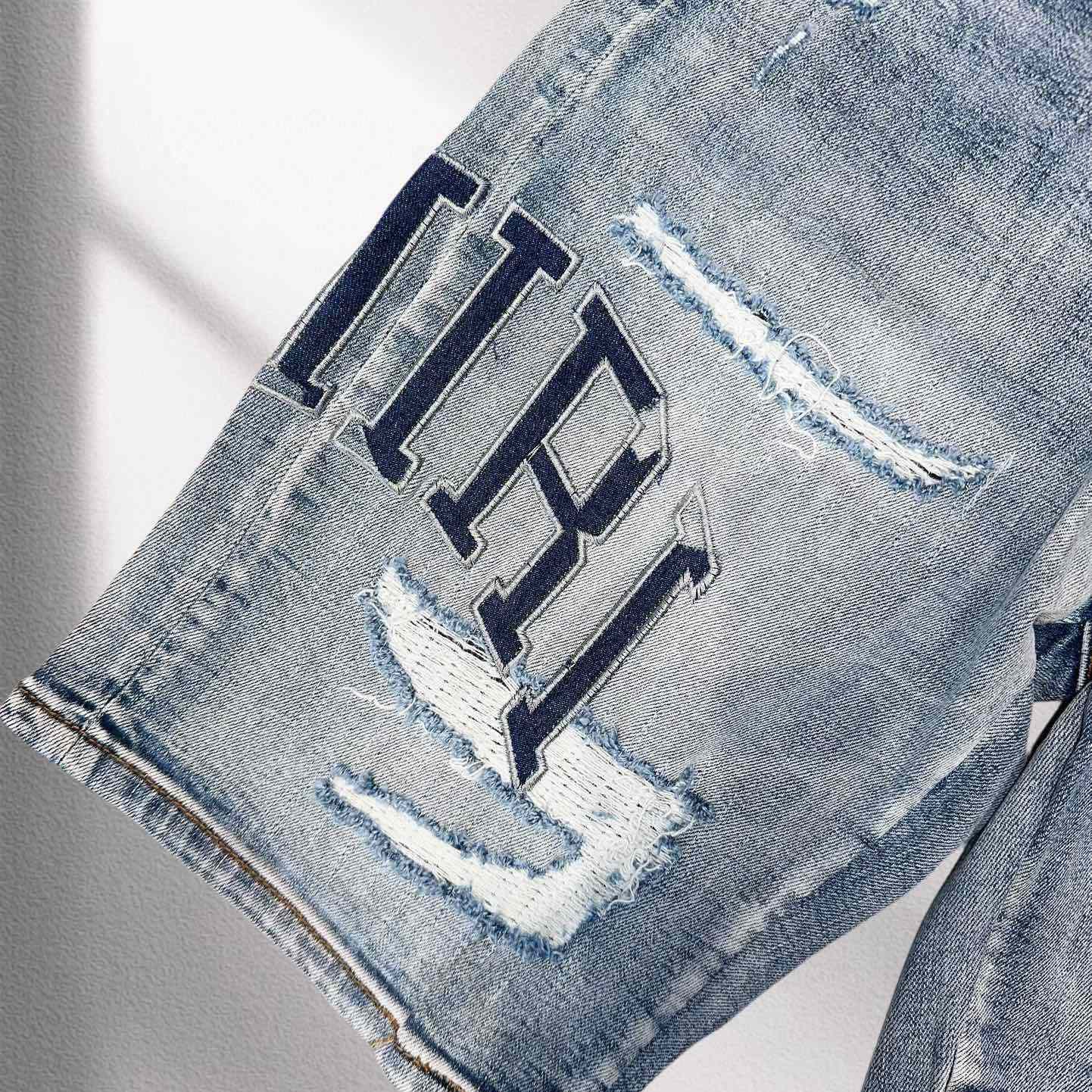 Amiri Denim Shorts     8008 - FashionPlug