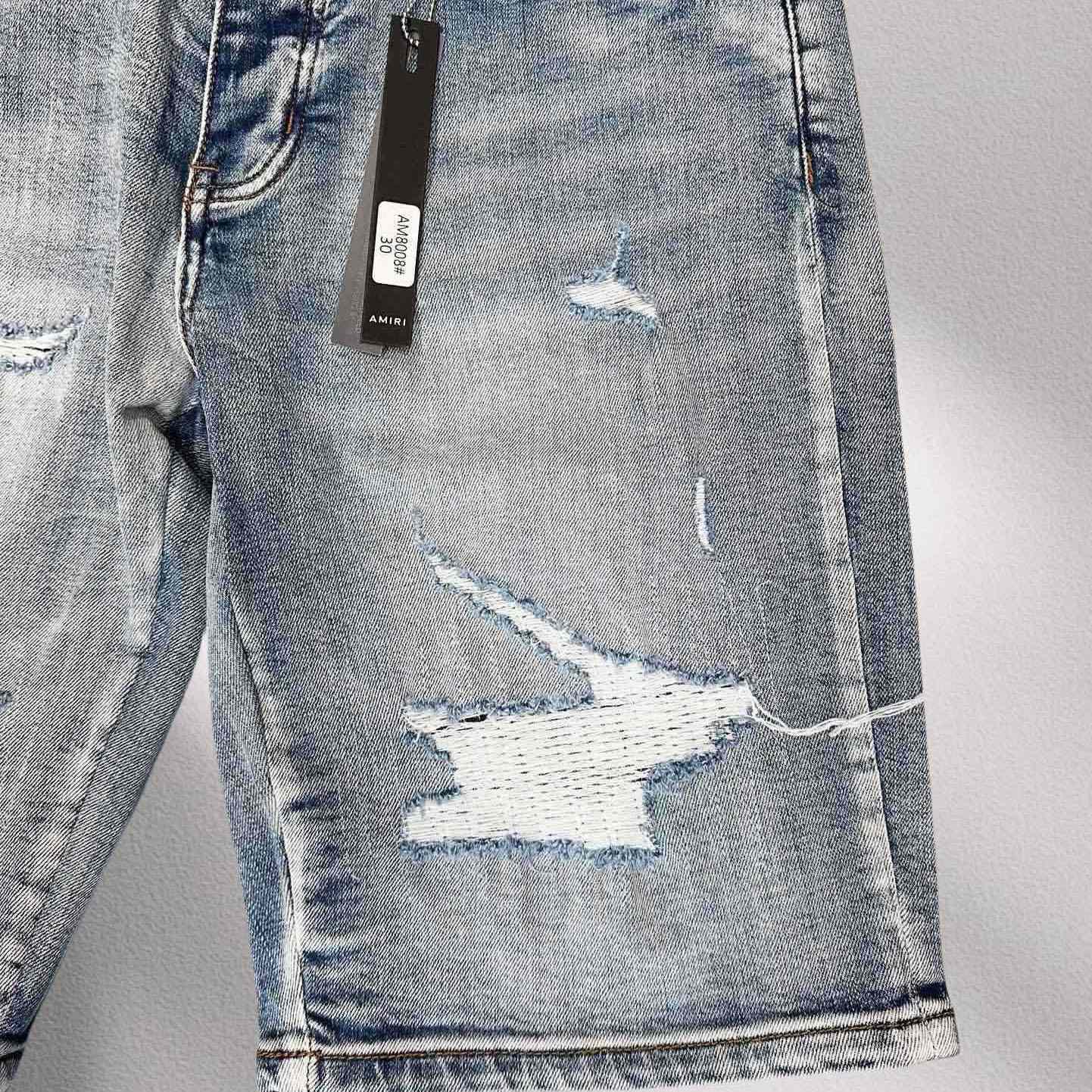 Amiri Denim Shorts     8008 - FashionPlug