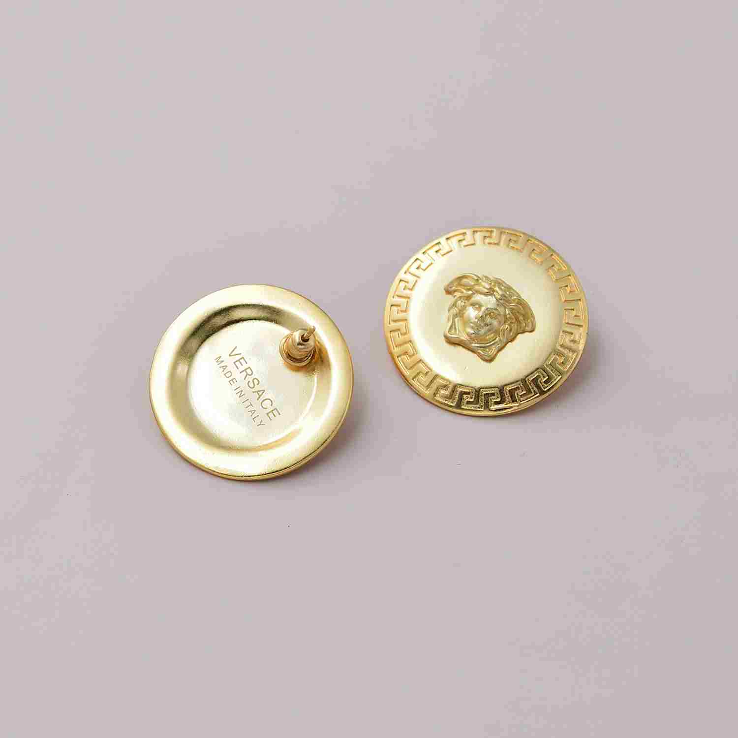 Versace Medusa Earrings - FashionPlug