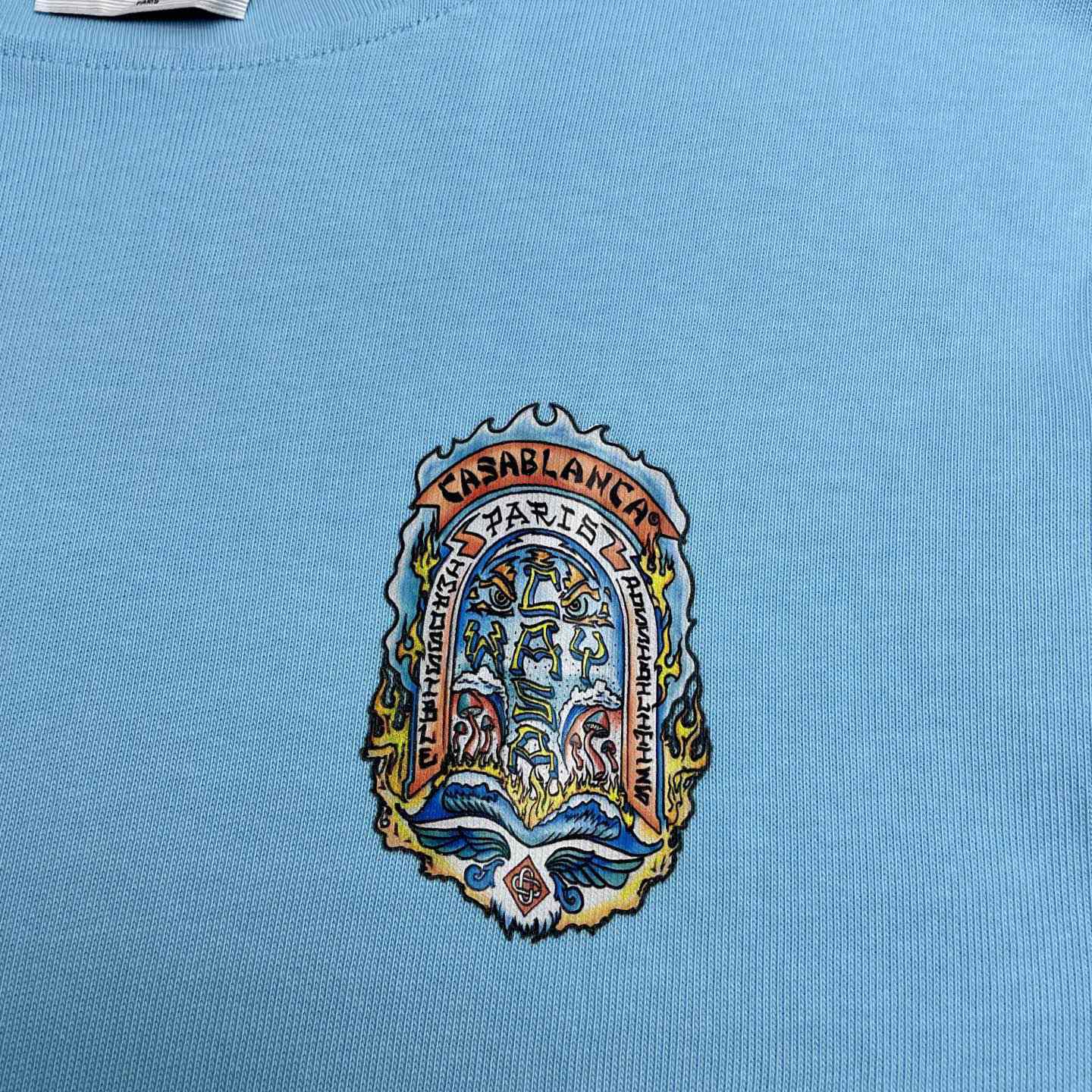 Casablanca Casa Way Skate Printed T-shirt   C981 - FashionPlug