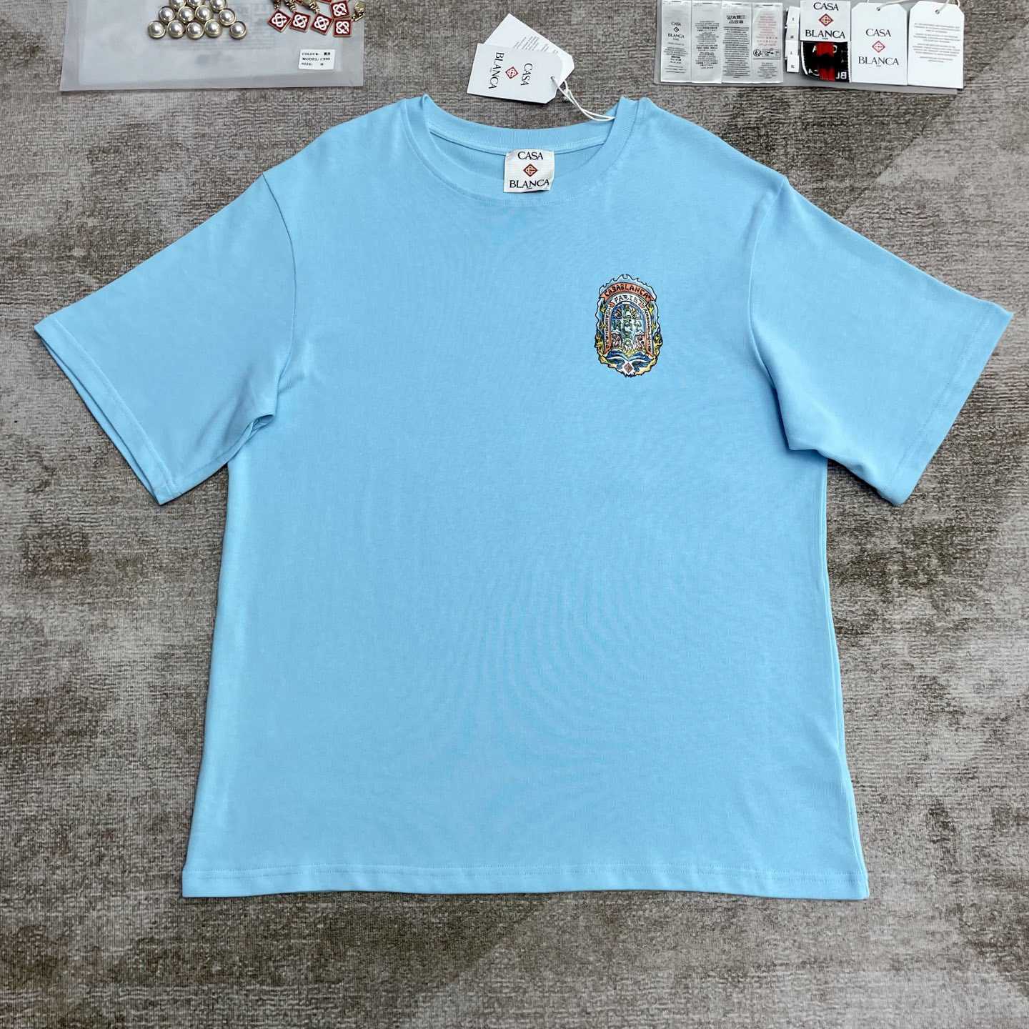 Casablanca Casa Way Skate Printed T-shirt   C981 - FashionPlug