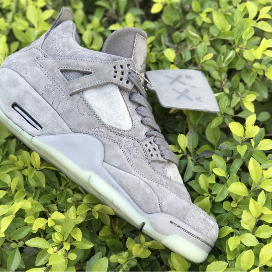 KAWS x Air Jordan 4 “Cool Grey”      - FashionPlug