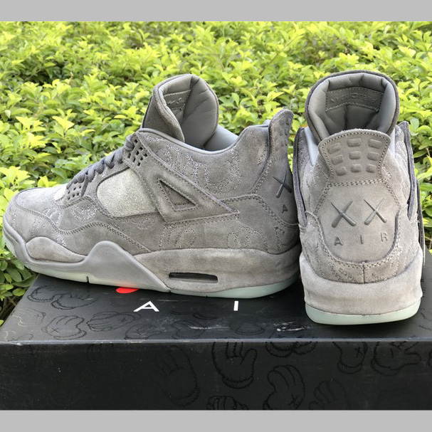 KAWS x Air Jordan 4 “Cool Grey”      - FashionPlug