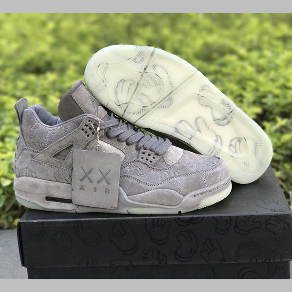 KAWS x Air Jordan 4 “Cool Grey”      - FashionPlug