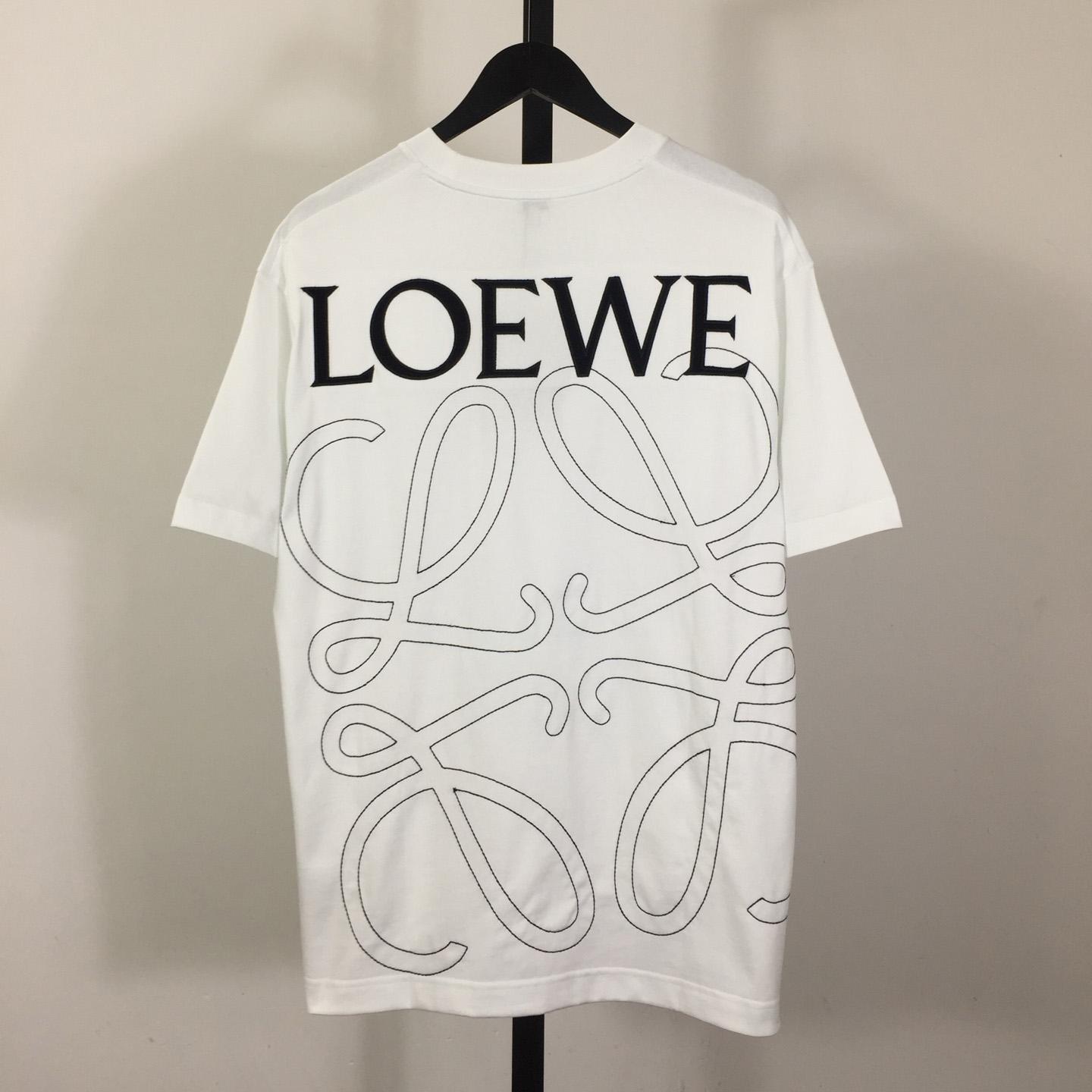 Loewe Loose Fit T-shirt In Cotton - FashionPlug