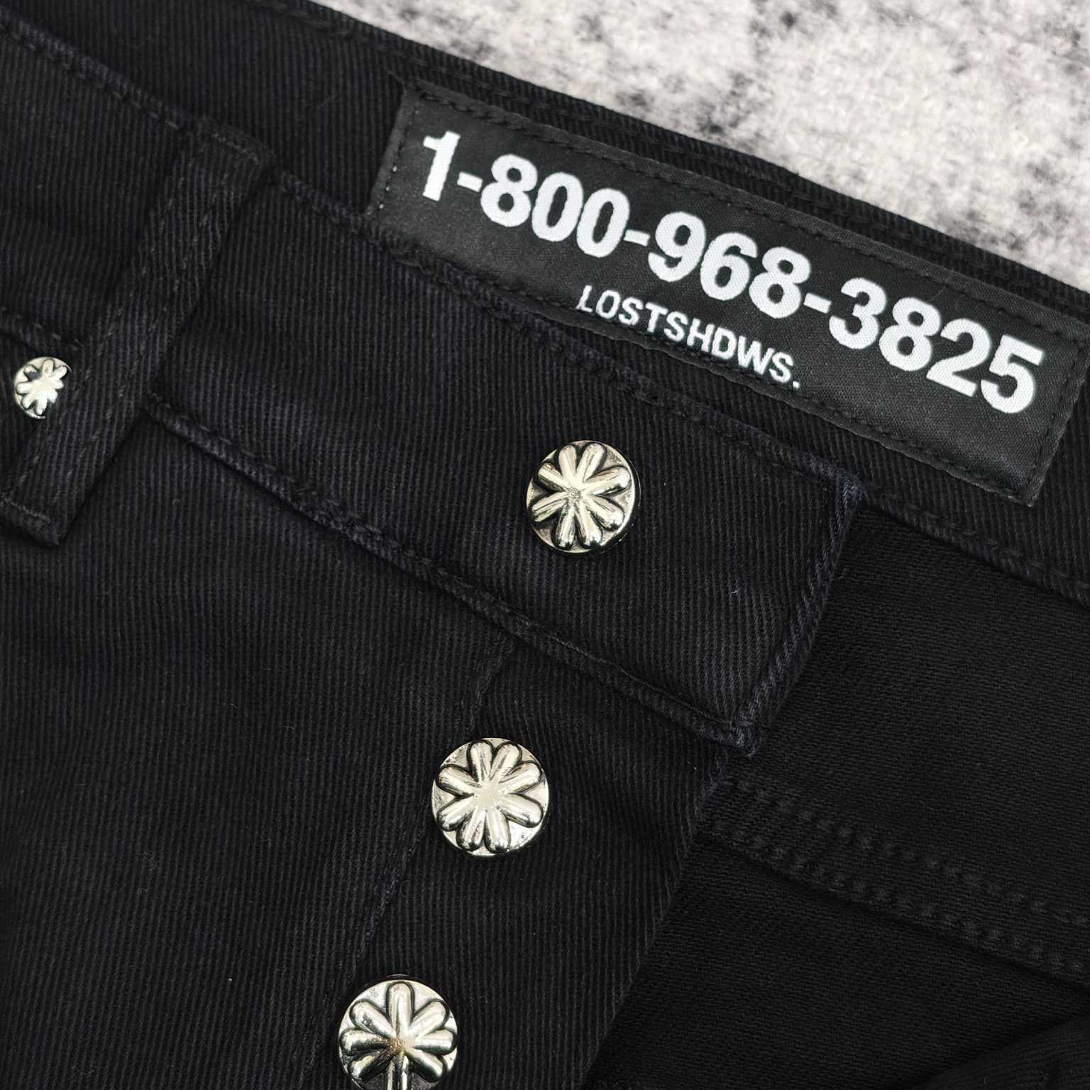 Lost Shadows  Red Waxed Denim   709 - FashionPlug