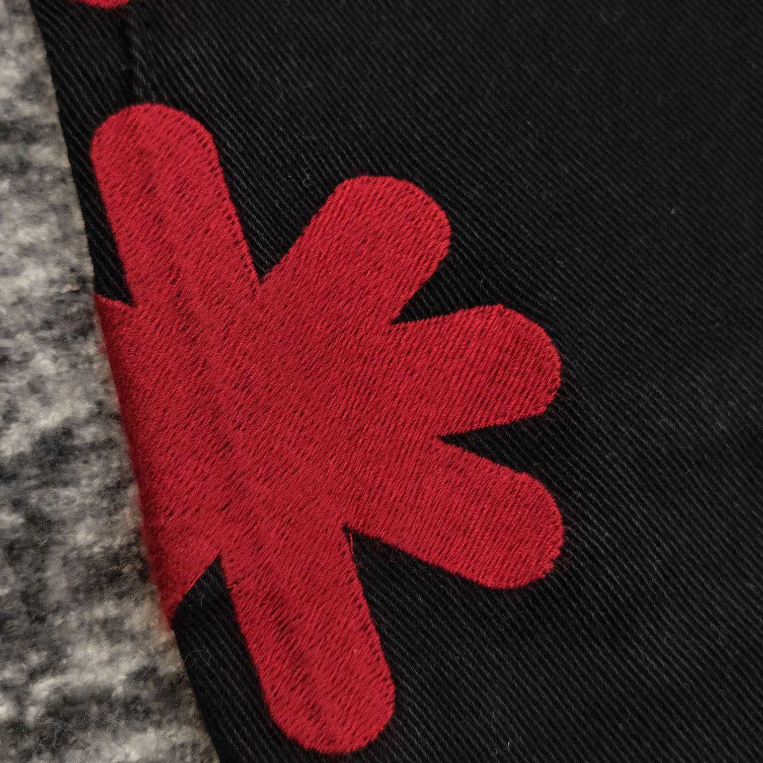 Lost Shadows  Red Waxed Denim   709 - FashionPlug