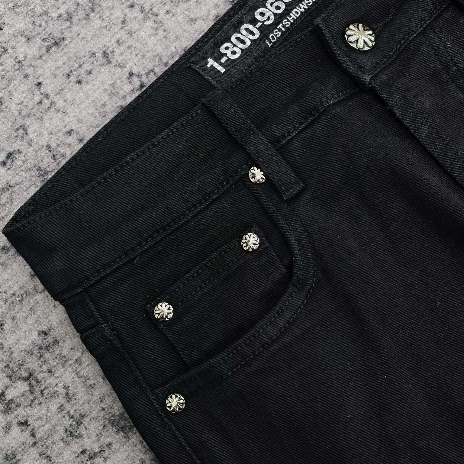 Lost Shadows  Red Waxed Denim   709 - FashionPlug