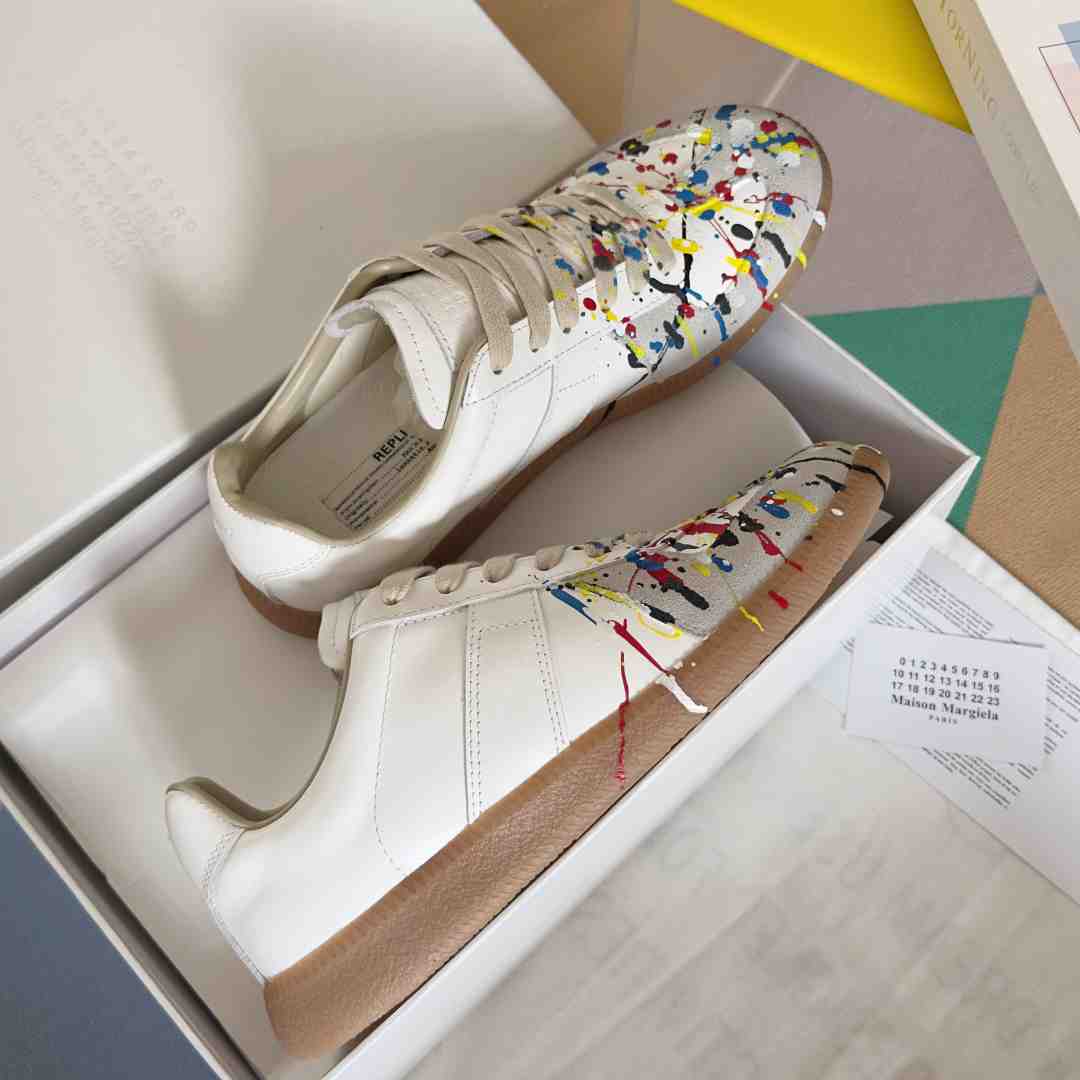 Maison Margiela Replica 'Paint Splatter - White' - FashionPlug
