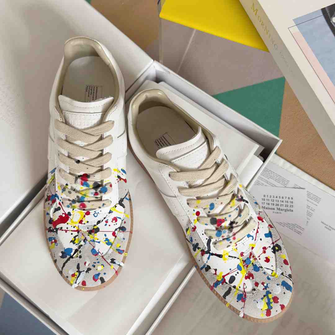Maison Margiela Replica 'Paint Splatter - White' - FashionPlug