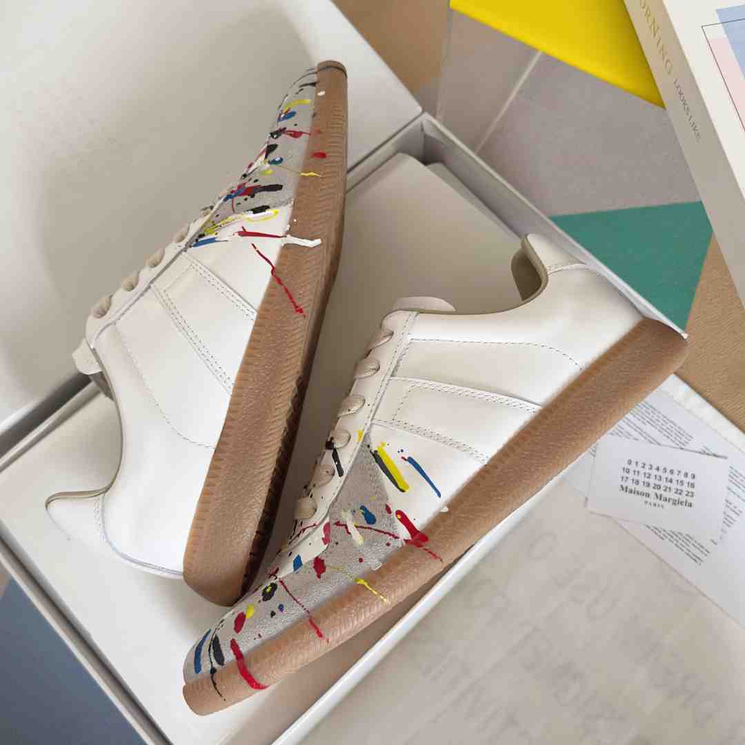 Maison Margiela Replica 'Paint Splatter - White' - FashionPlug