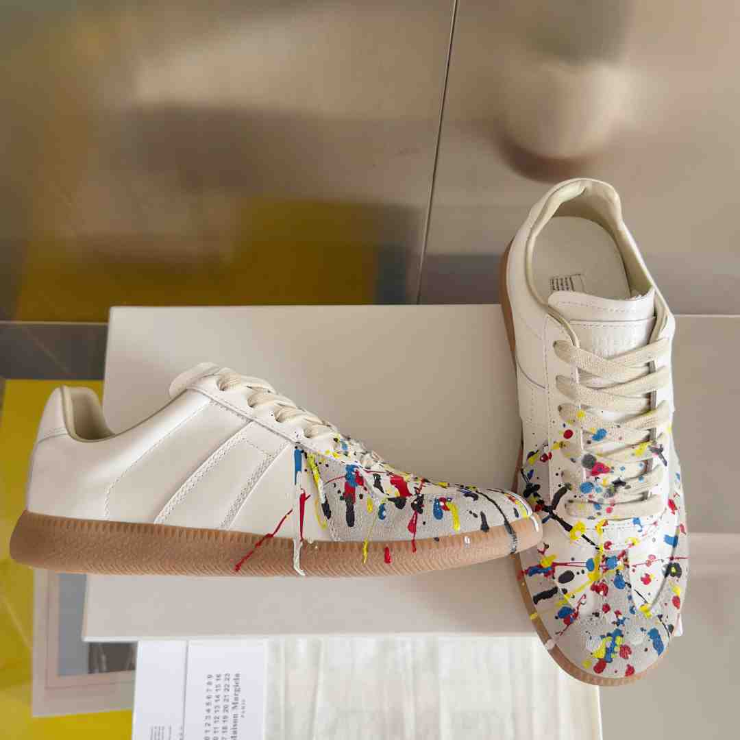 Maison Margiela Replica 'Paint Splatter - White' - FashionPlug