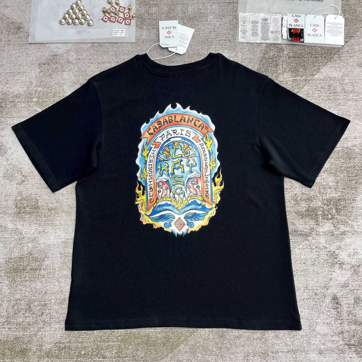Casablanca Casa Way Skate Printed T-shirt   C984 - FashionPlug