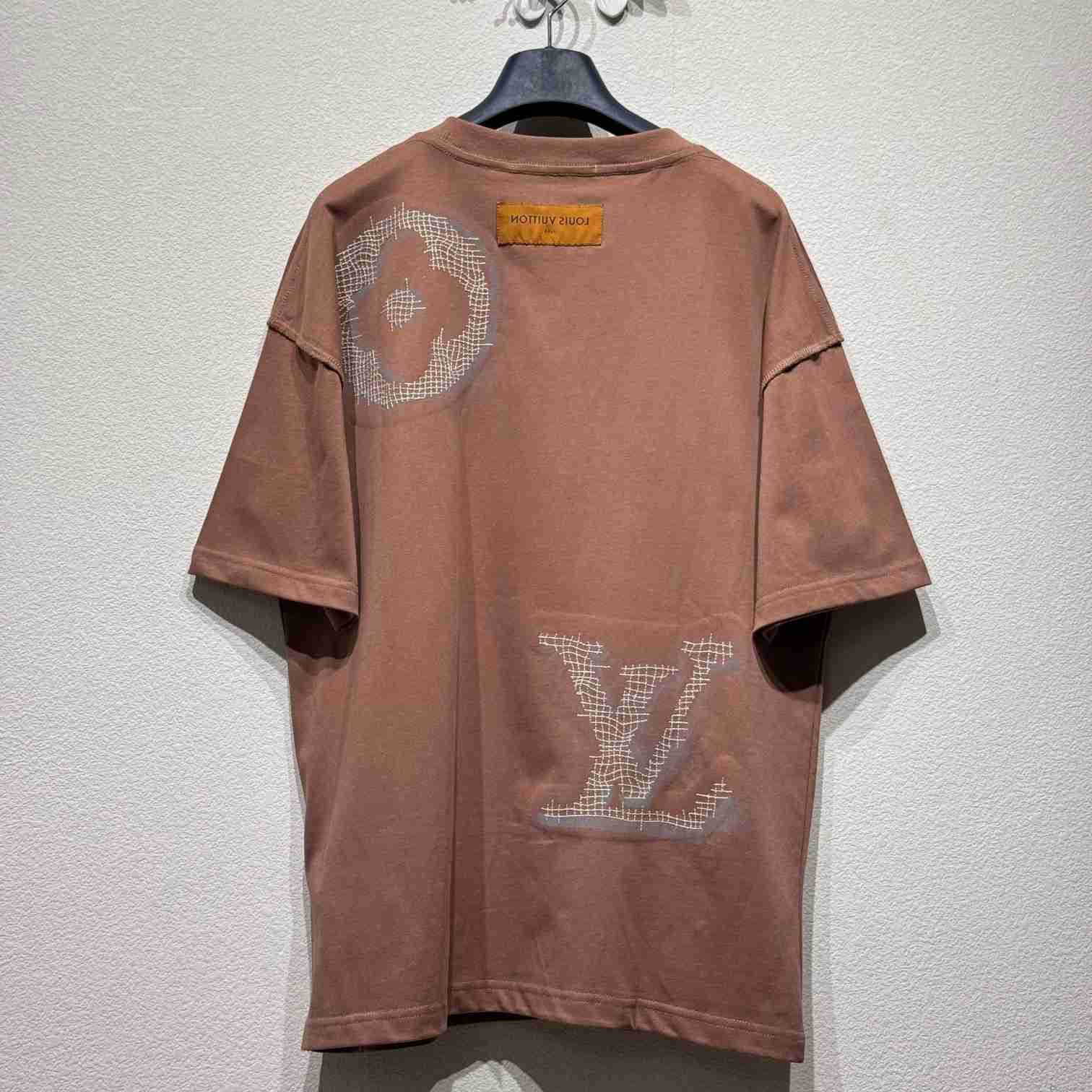Louis Vuitton Short-Sleeved Cotton Crewneck    - FashionPlug