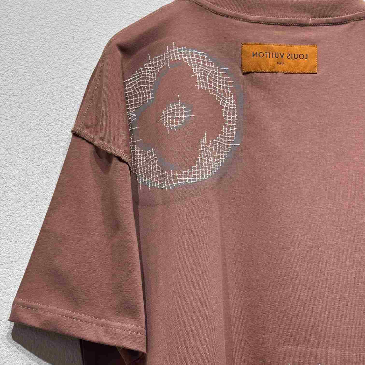 Louis Vuitton Short-Sleeved Cotton Crewneck    - FashionPlug