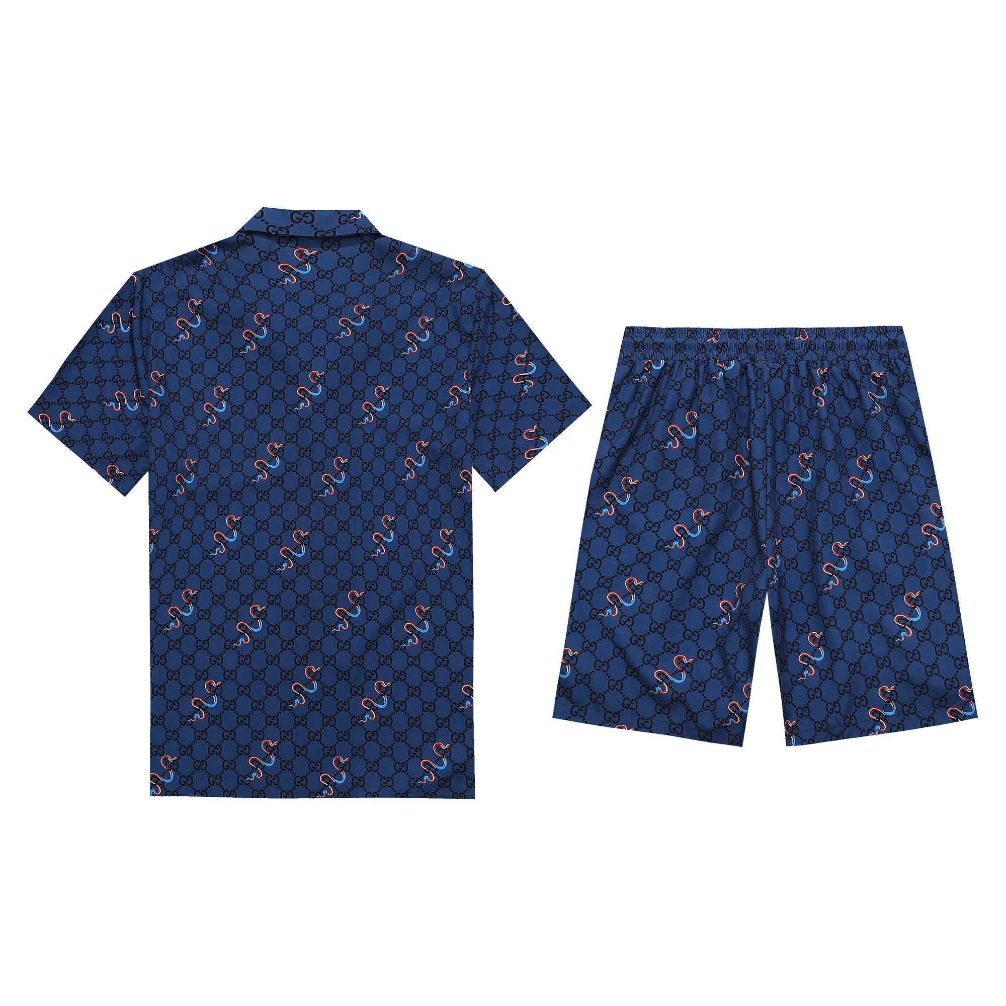 Gucci Silk Shirt And Short - FashionPlug