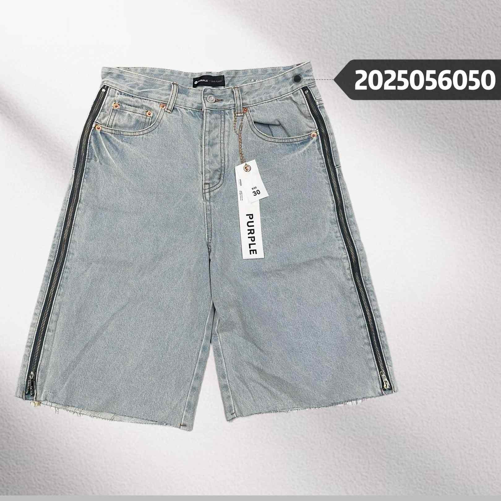 Purple-Brand Denim Shorts    6050 - FashionPlug