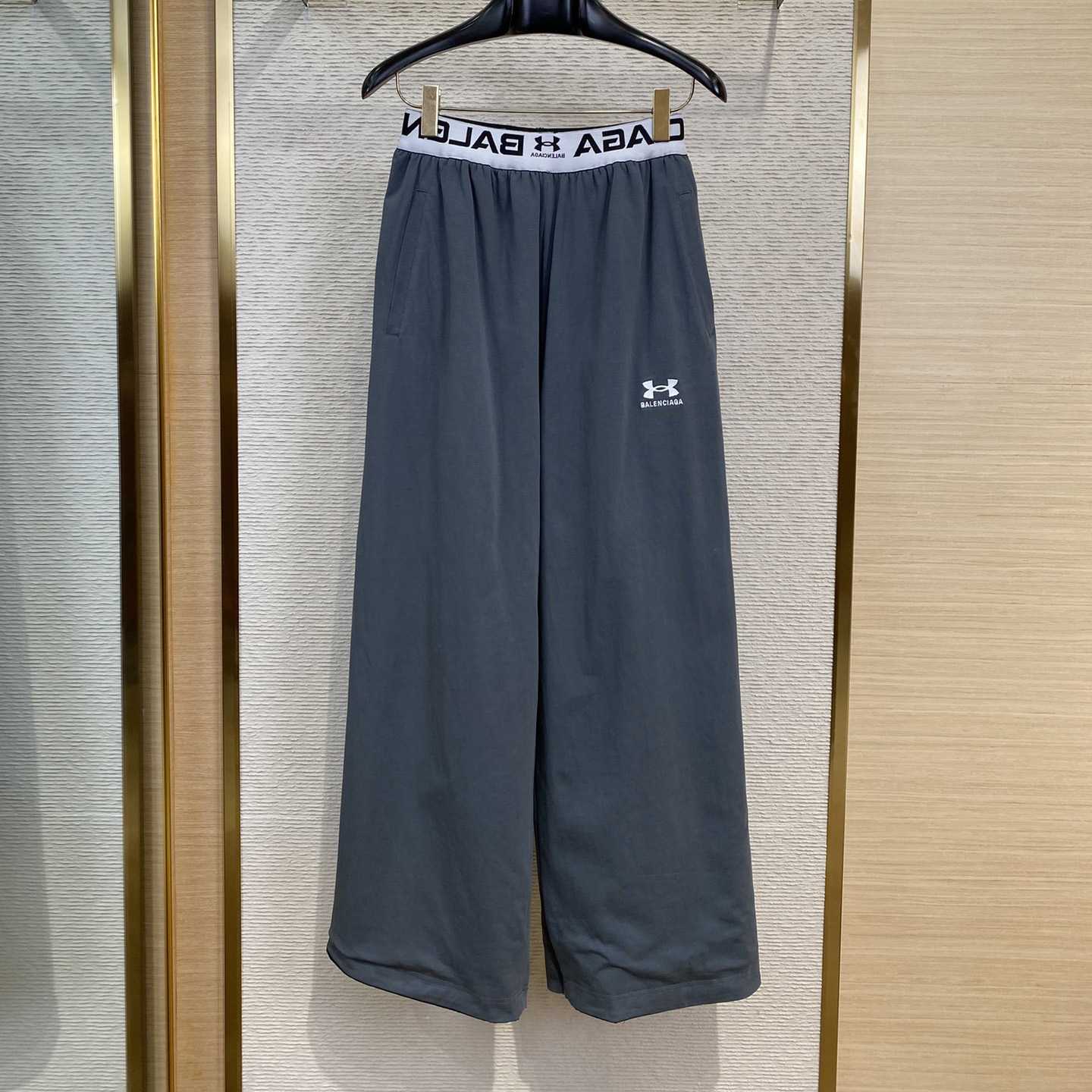 Balenciaga Men's Under Armour® Reversible Layered Tracksuit Pants In Black - FashionPlug