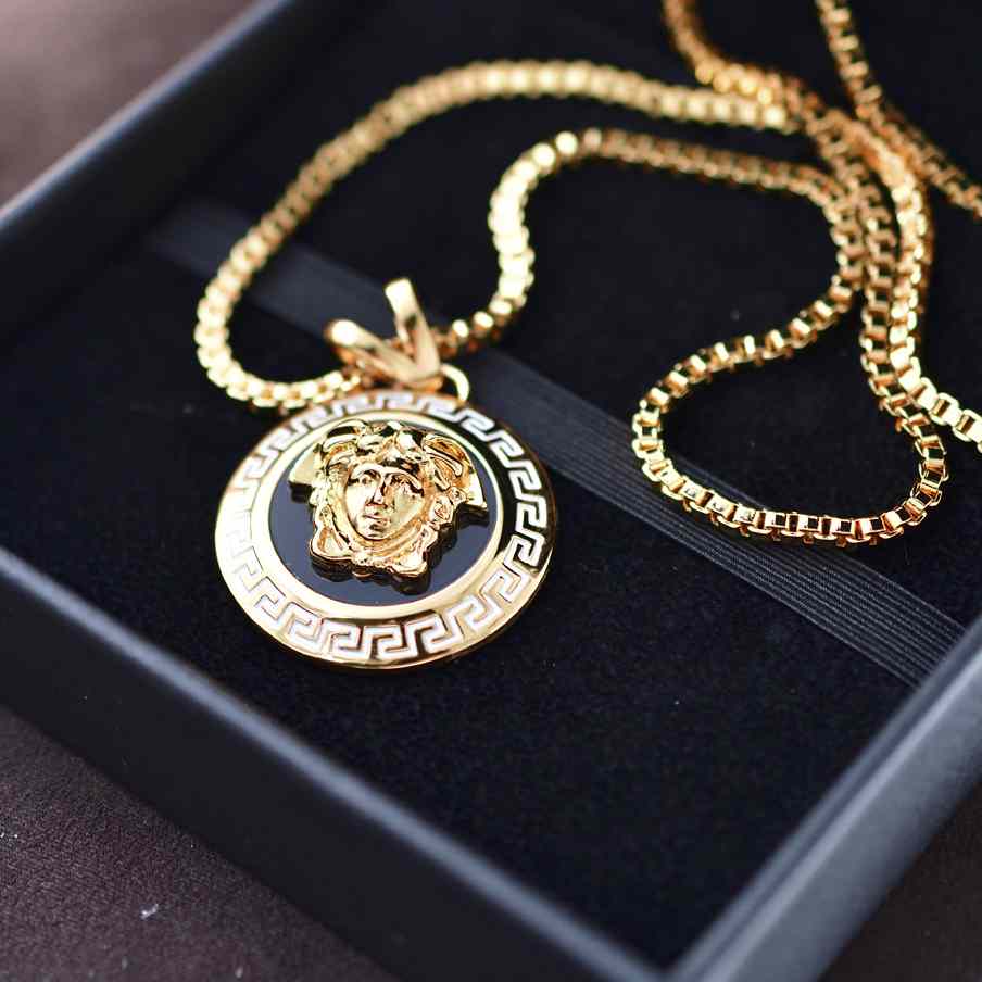 Versace Medusa Pendant Necklaces - FashionPlug