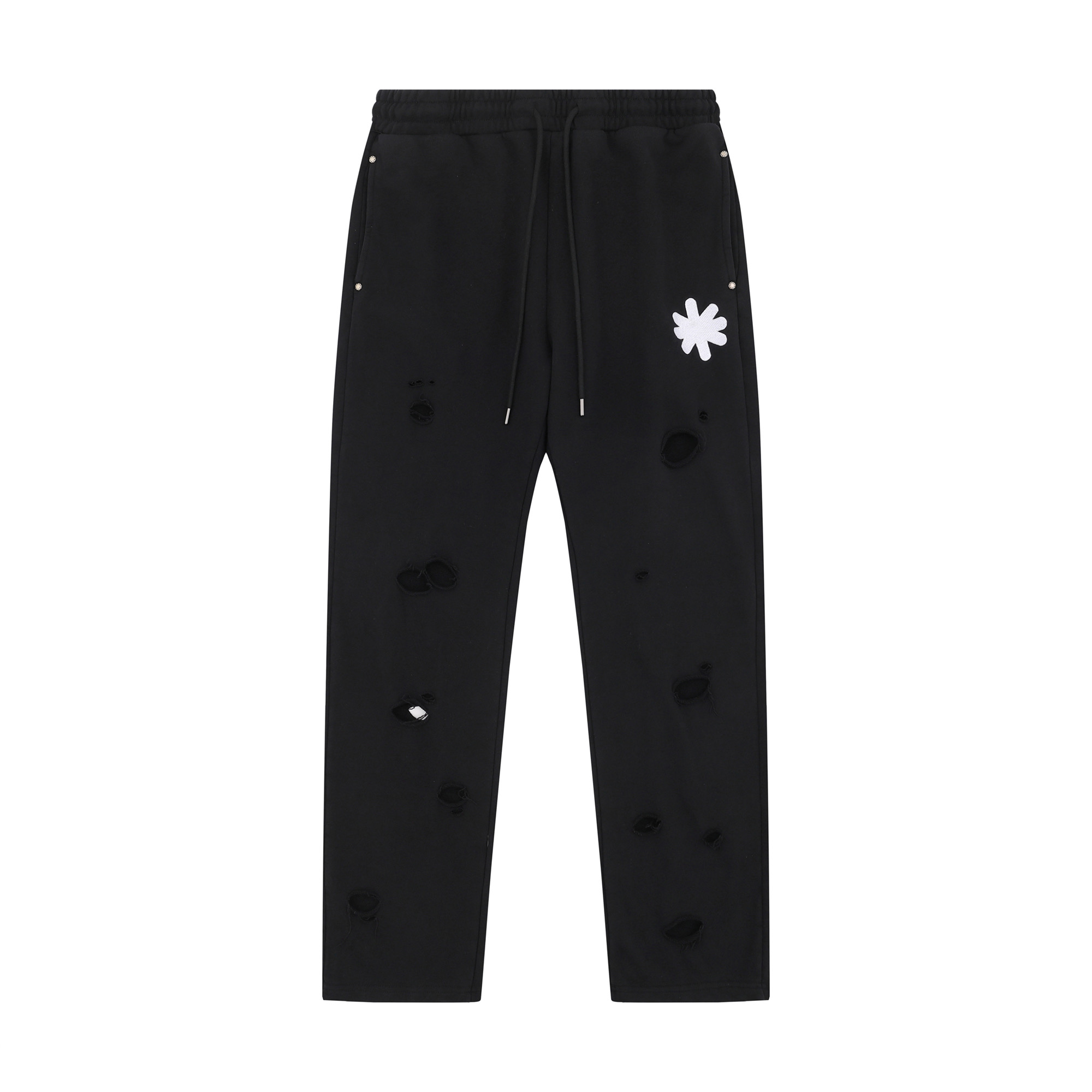 Lost SDHWS Double Layered Logo Sweatpants Heather Grey - FashionPlug