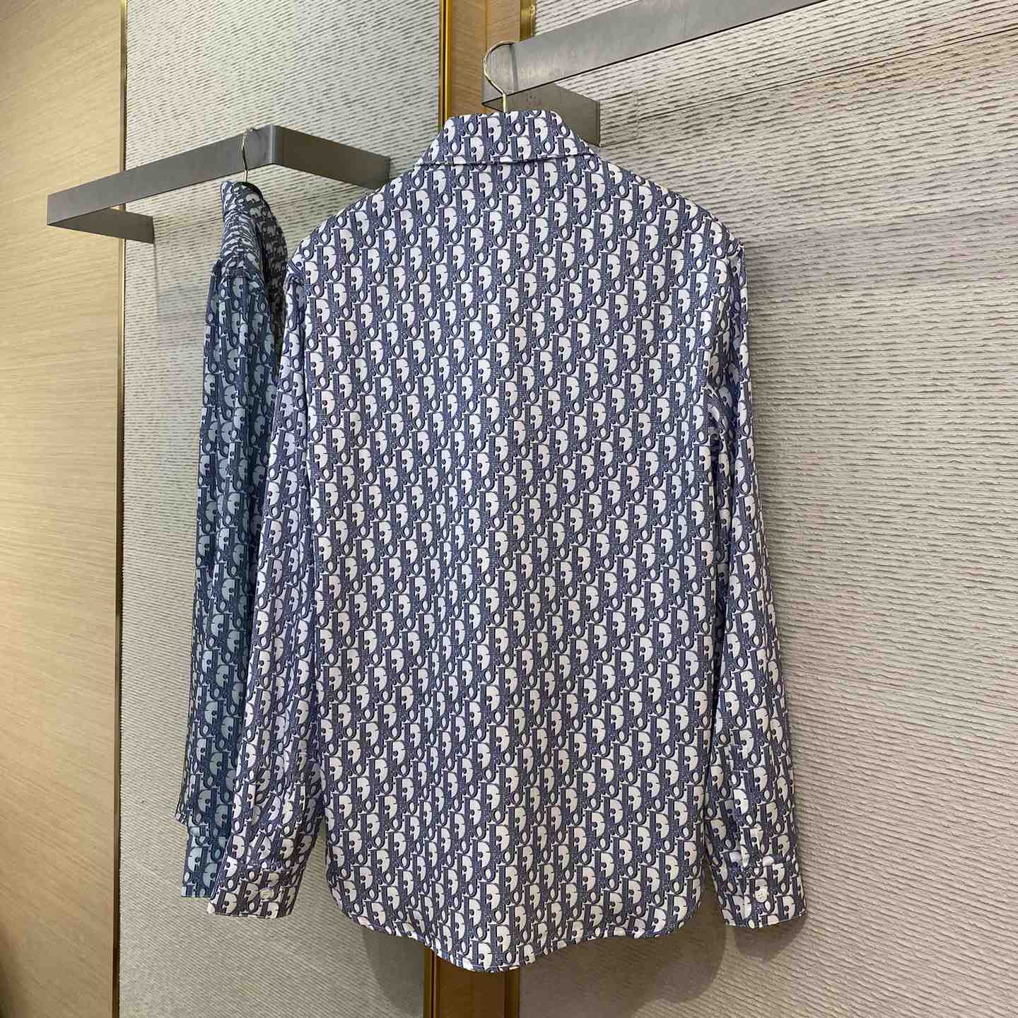 Dior Dior Oblique Long-Sleeved Shirt  - FashionPlug