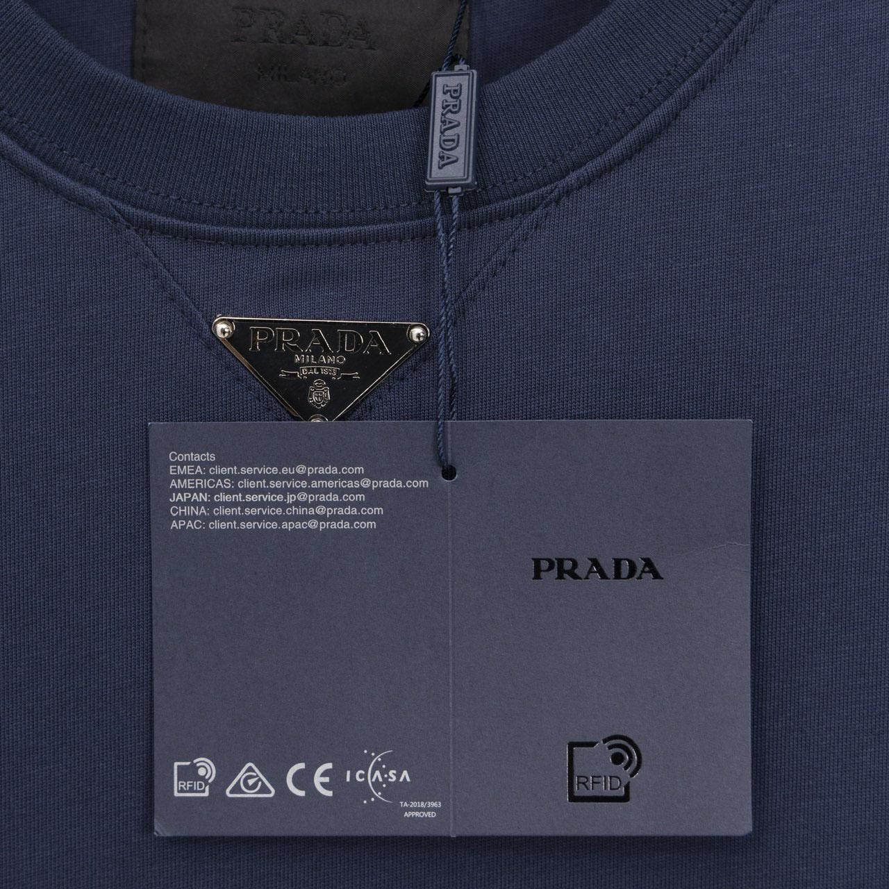 Prada Cotton  T-shirt  - FashionPlug