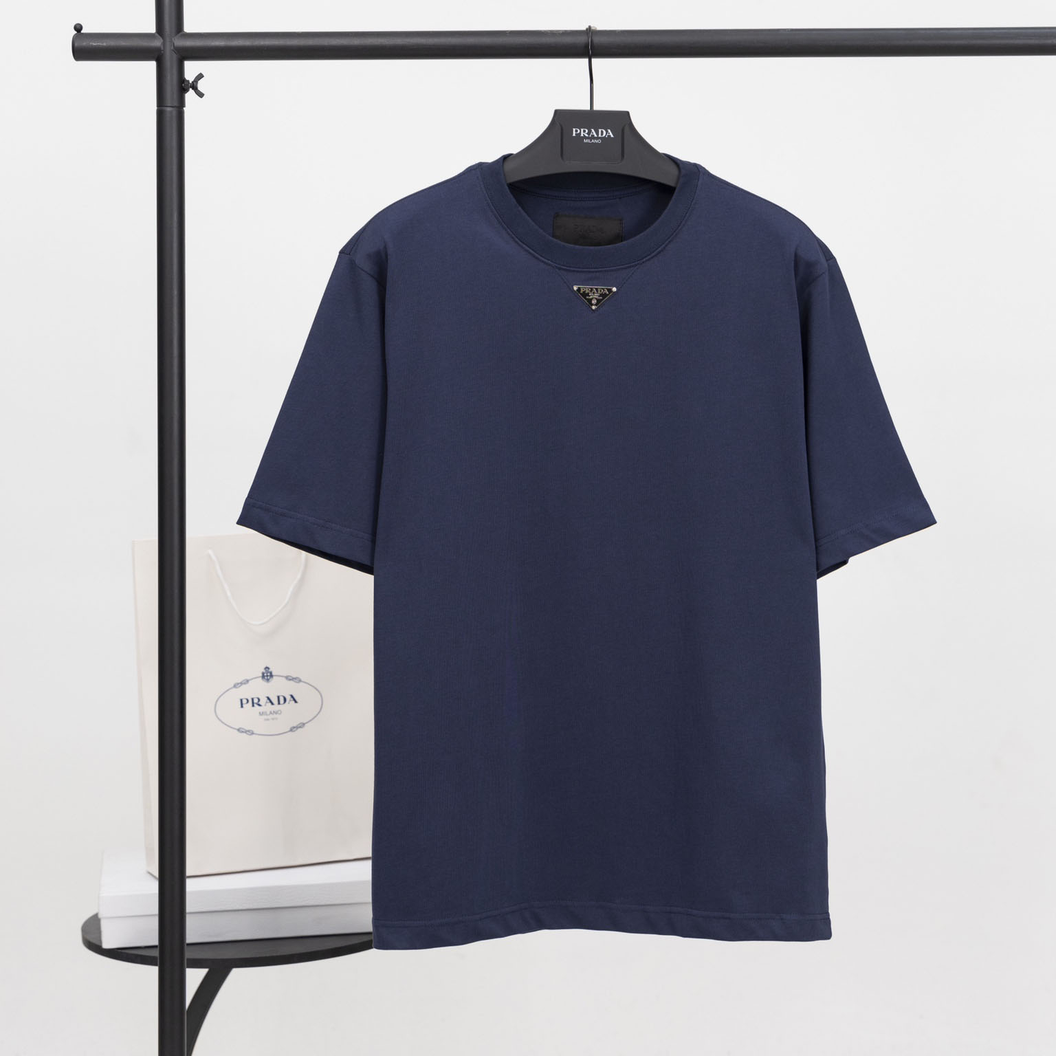 Prada Cotton  T-shirt  - FashionPlug