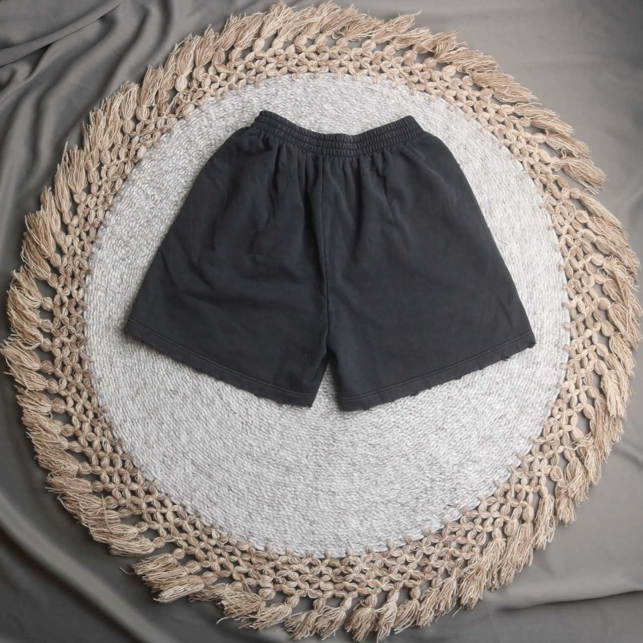 Balenciaga Burning Unity Arch Molleton Shorts  - FashionPlug