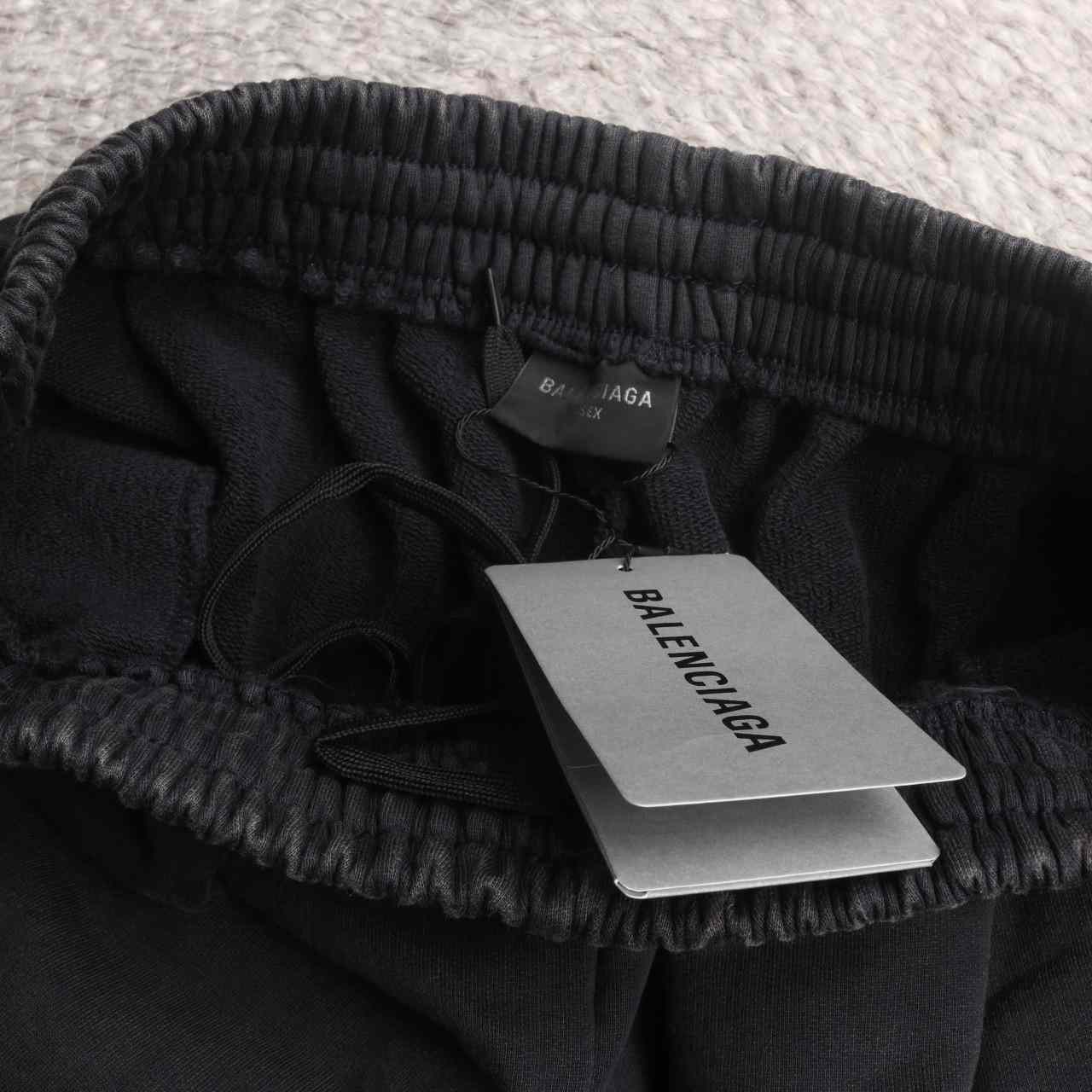 Balenciaga Burning Unity Arch Molleton Shorts  - FashionPlug